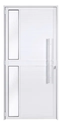 Porta Lambril alumínio 210x100 branco