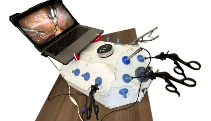 Simulador Caixa Video Laparoscopia + Camera Optica