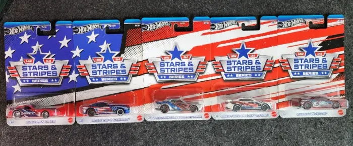 Hot Wheels Star and Stripes completo