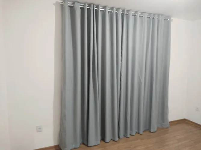 Cortina Cinza para Sala ou Quarto