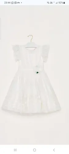 Vestido em tule bordado Petit Cherrie