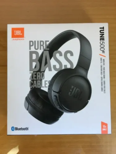 Fone De Ouvido JBL (NOVO!) Tune 500bt Sem Fio Bluetooth Com Microfone