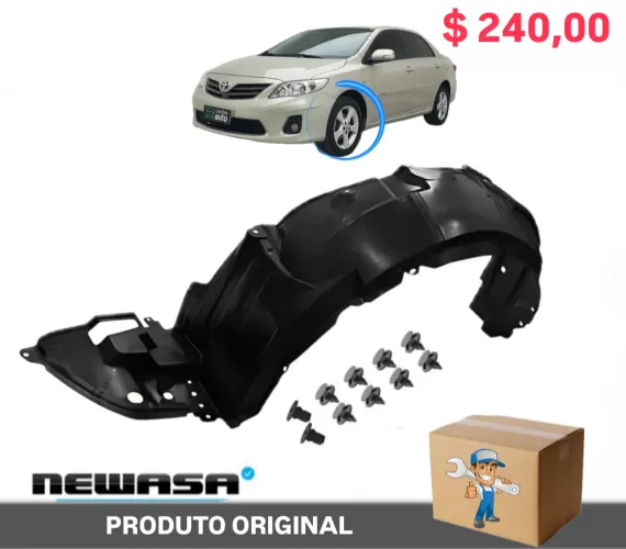 Para-Barro Dianteiro Original Corolla ( Acompanha presilhas e instalação grátis )