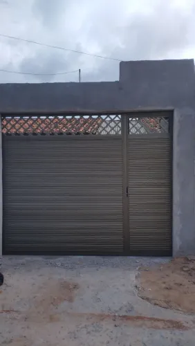 Portão de Alumínio Novo bronze 