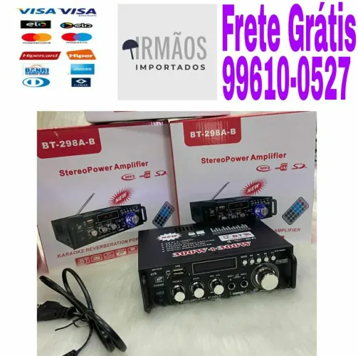Amplificador Bluetooth 600W
