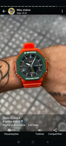 Casio G-shock GA-2110, A prova dágua, acompanha caixa