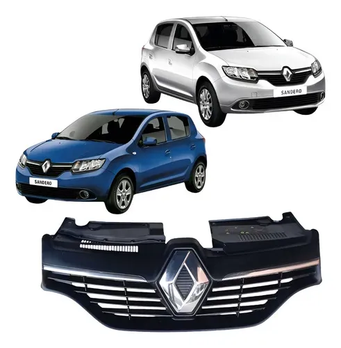 Grade Dianteira Renault Sandero Logan 623101991r Brilhante