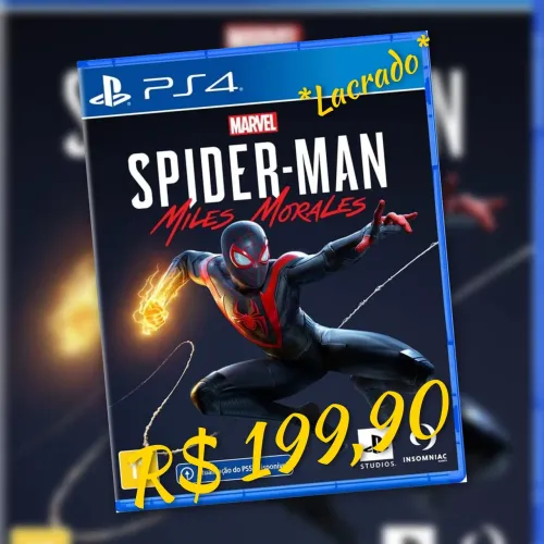 Spider-Man Miles Morales - PS4 / PS5 - Lacrado