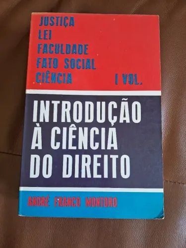 Livro Introdução a ciência do direito