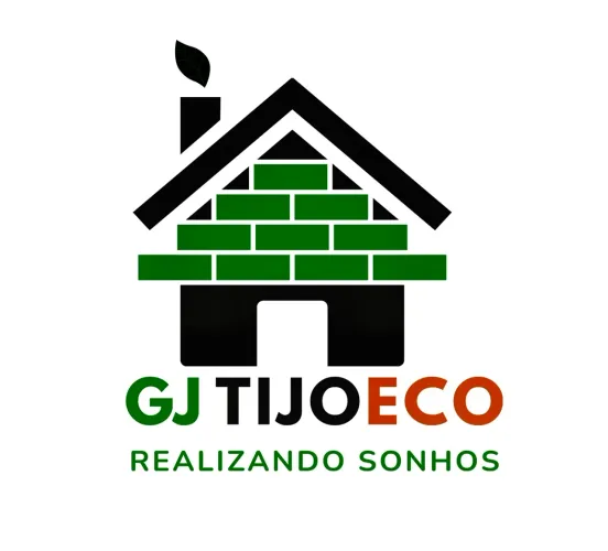Tijolo ecológico solo cimento.