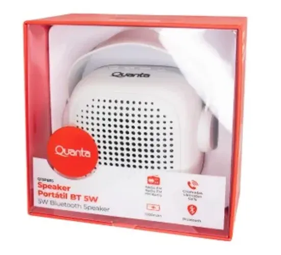 Caixa de Som Bluetooth Quanta 5W NOVO