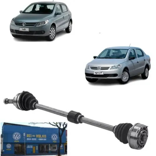 Semi eixo direito completo para Gol e Voyage G5 2009 2013