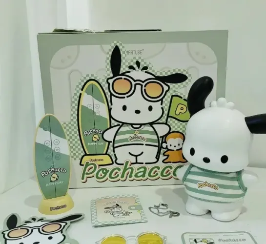 caixa de som pochacco original sanrio