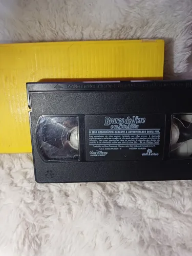 VHS Branca de Neve e os Sete Anões - Abril Vídeo