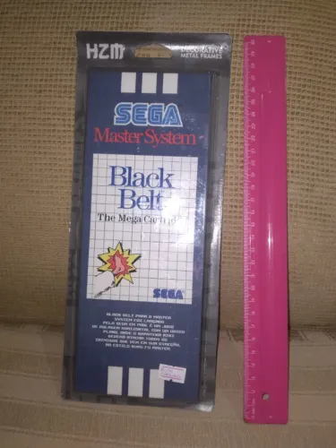 Black Belt Master System Placa Decorativa 30cm Lacrada