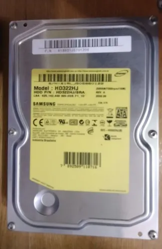 HD 3,5 Sata Samsung HD322HJ 320gb
