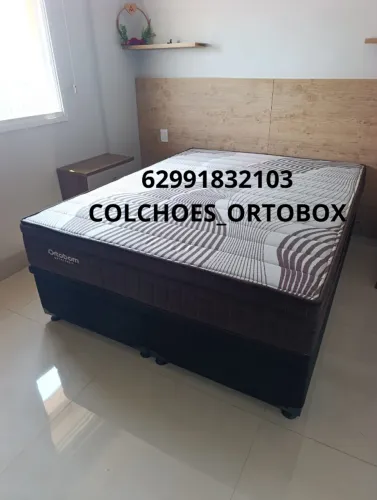 Base e Colchão Casal Ortopedico da ortobom