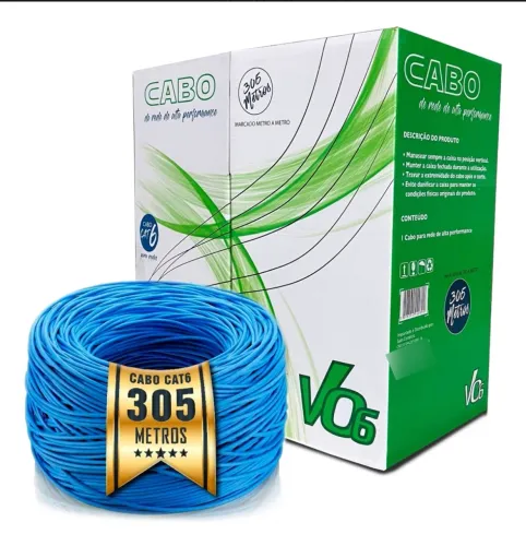 Cabo de rede CAT 6