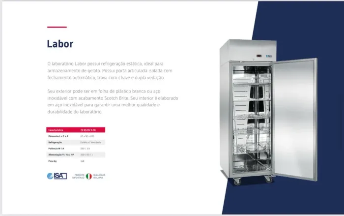 Kit de produção de gelato