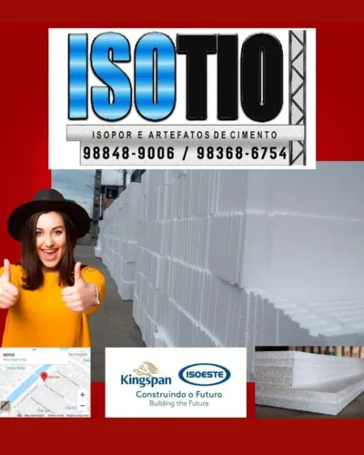 isopor para laje e forro