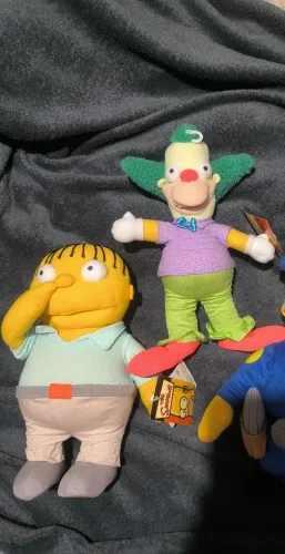 Lote Pelúcias Simpsons Krusty Ralph