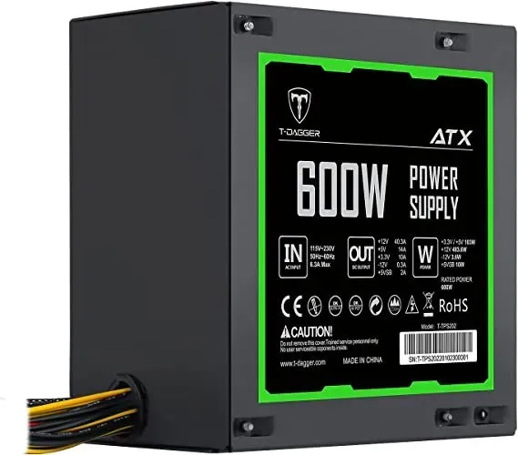 Fonte ATX 600W T-Dagger - WZetta