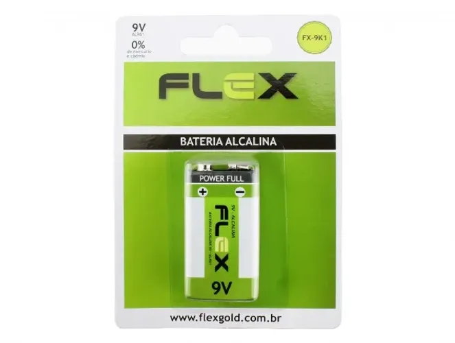 Bateria 9V 1UND Flex FX-9K1 - WZetta