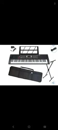 Teclado Musical Completo com Acessórios