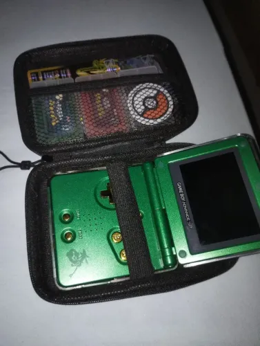 GAMEBOY ADVANCE SP (GBA) VERDE - TELA IPS + TIPO C