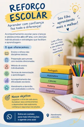 Reforço escolar em João Pessoa