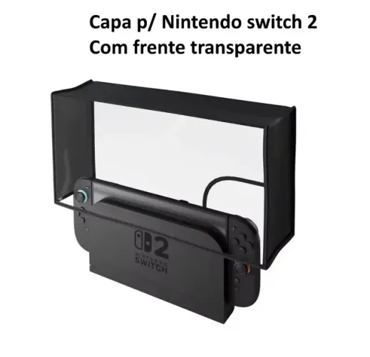 Capa protetora contra poeira Nintendo switch 2 dock protetora antiarranhões 