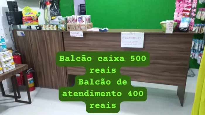 BALCÃO CAIXA E ATENDIMENTO PARA LOJA OU COMERCIO GERAL