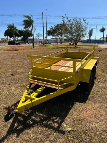Reboque TRUCADO preparada para trabalho intenso