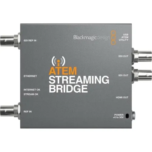 Micro Conversor Blackmagic Atem Streaming Bridge - Lacrado na caixa!