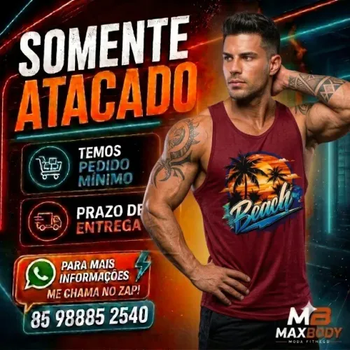regata cavada fitness em quantidade