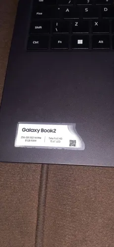 Notebook Samsung 256GB ssd nvme 8GB RAM