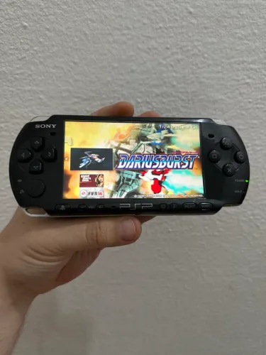 Videogame PSP Destravado + 15 Jogos Instalados + Carregador