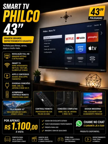 Smart TV Philco 43? Full HD