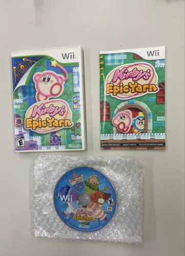Kirby Epic Yarn Original Nintendo Wii