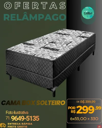 Cama Box Solteiro