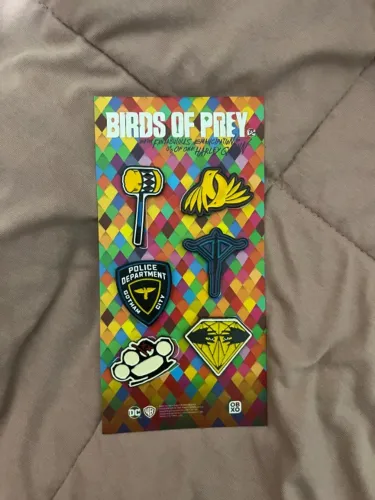 Kit 6 Bottons Aves de Rapina (Birds Of Prey) - DC Comics