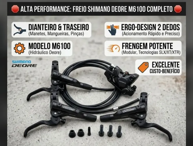 Freio Shimano mt6100 novo