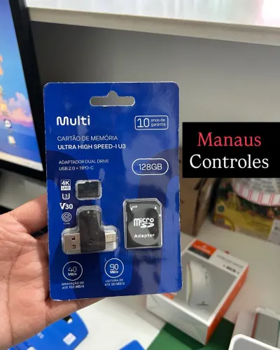 Cartão de Memória 128GB Ideal para Câmeras de Segurança 