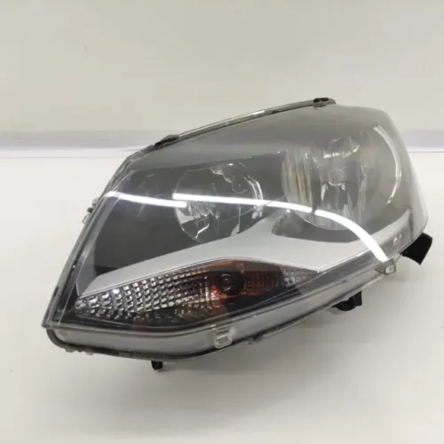 Farol Esquerdo Fox 2010 2011 2012 2013 Mascara Negra Foco Duplo Original Semi Novo