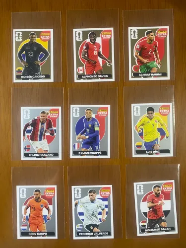 Figurinhas Extra PANINI Legend Copa 2026 Ouro Prata Bronze Roxa