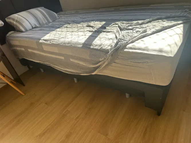 Cama box de solteiro + colchão (BIcama)