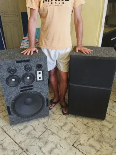 Par de caixas telefunken c-901,130w