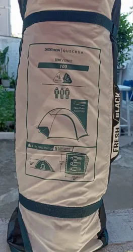 BARRACA DE CAMPING QUECHUA FRESH & BLACK