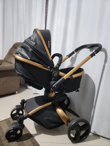 Carrinho e Bebê Conforto Vulkan Galzerano Gold
