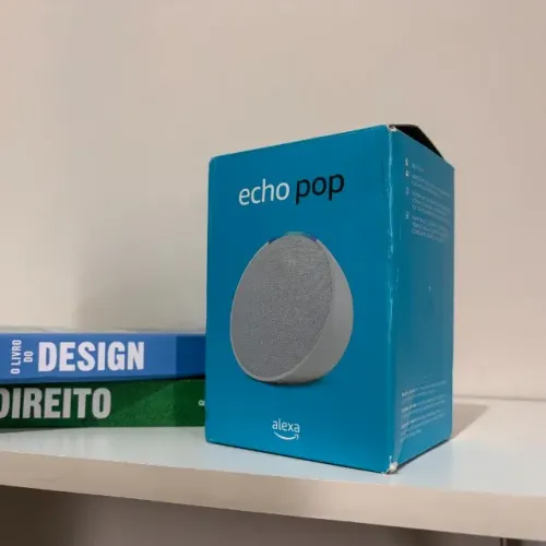 Alexa Echo Pop Branca - Ótimo Estado